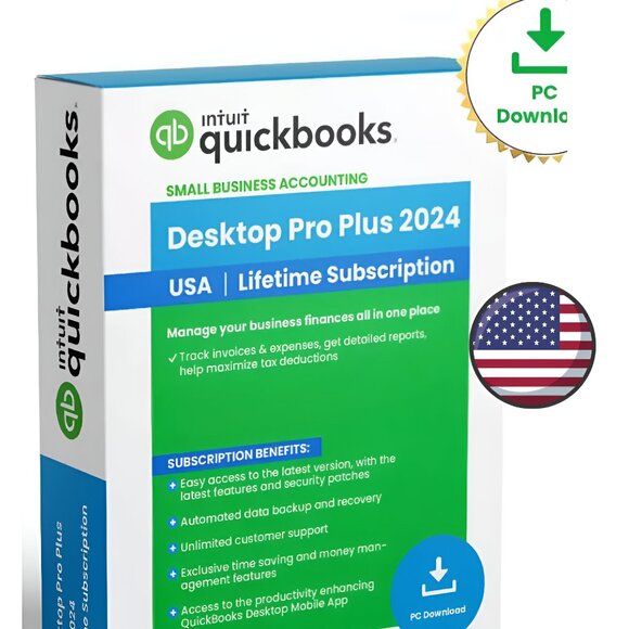 Quickbooks Desktop Pro 2024 - Lifetime Subscription - Picture 1 of 1
